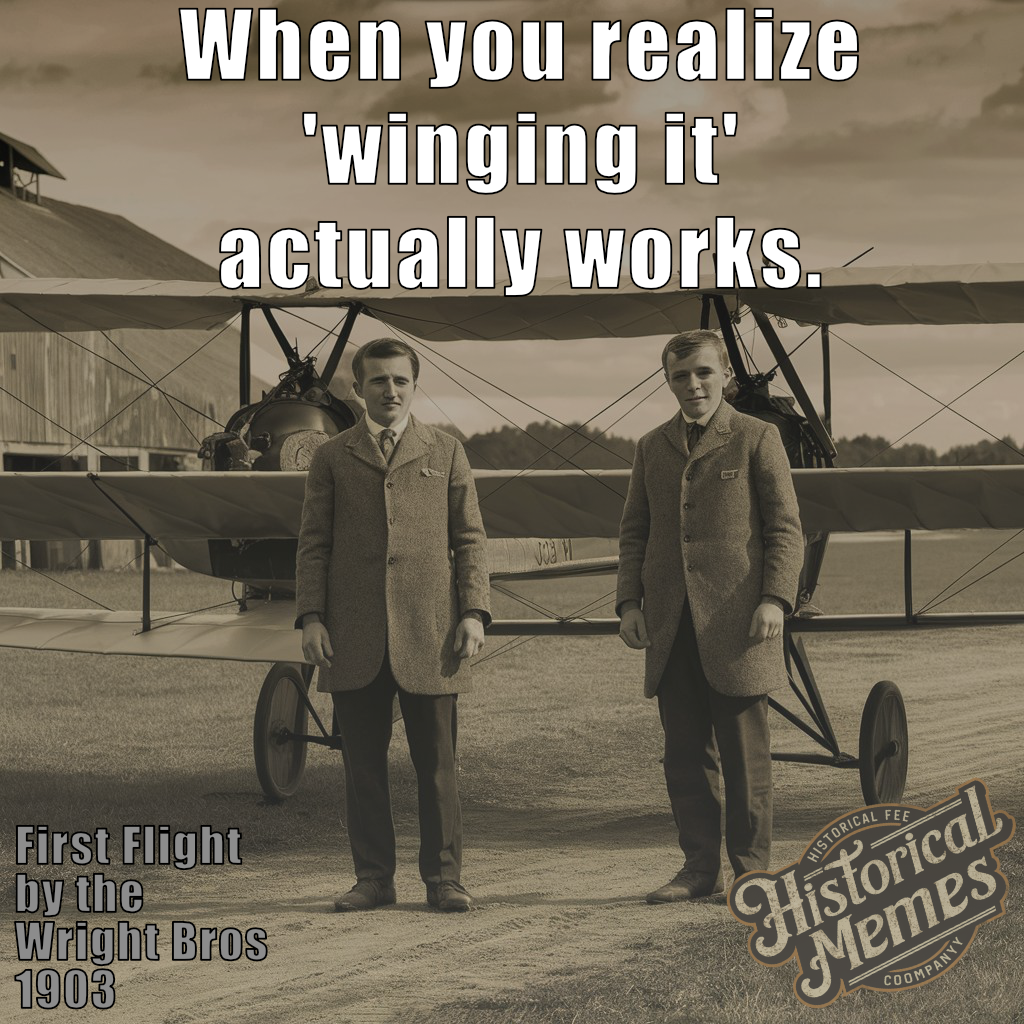 First Flight by the Wright Brothers